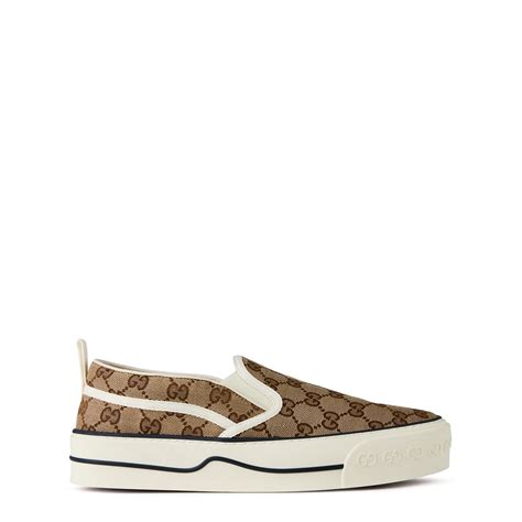 gucci ladies trainers|gucci slip on trainers.